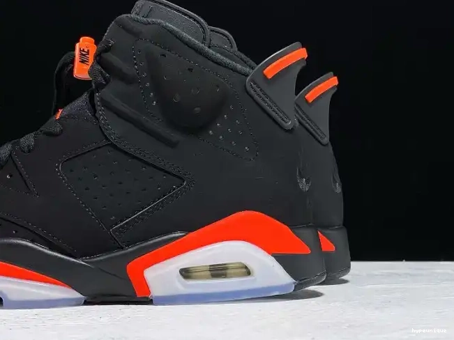 HYPE 384664-060 Retro 6 Infrared Jordan Black OG Air 0620